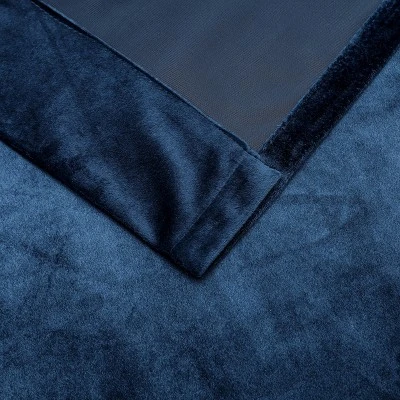 Kate Aurora Royal Living 2 Pack Rod Pocket Light Filtering Velvet Window Curtain Panels 3 Kate Aurora Royal Living 2 Pack Rod Pocket Light Filtering Velvet Window Curtain Panels - Image 3