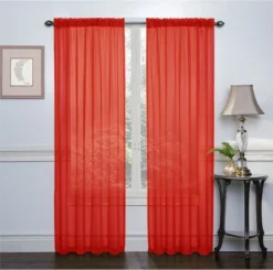 Kate Aurora 2 Piece Halloween Themed Rod Pocket Sheer Voile Window Curtain Panels -Sweet Home Store GUEST 090e6775 5546 4f05 9525 3d5eaae0a38c