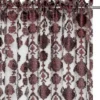 Moroccan Accents By Kate Aurora 1 Piece Rod Pocket Clipped Elegant Sheer Curtain Panel