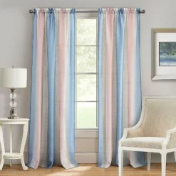 Kate Aurora 2 Pack Rainbow Striped Rod Pocket Semi Sheer Linen Window Curtain Panels 6 Kate Aurora 2 Pack Rainbow Striped Rod Pocket Semi Sheer Linen Window Curtain Panels -Sweet Home Store GUEST 11220f3e 4beb 44b0 a536 411fcf14a5b6