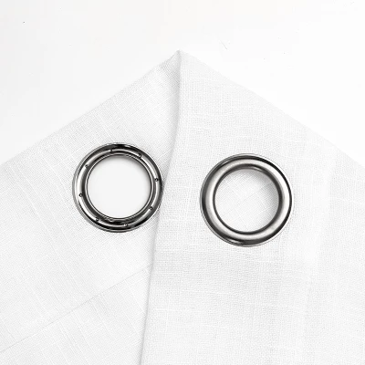 Kate Aurora 2 Pack Lux Thread Premium Woven Grommet Top Sheer Curtain Panels 6 Kate Aurora 2 Pack Lux Thread Premium Woven Grommet Top Sheer Curtain Panels - Image 6