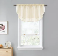 Kate Aurora Living Double Layered Sheer Rod Pocket Ascot Window Valances -Sweet Home Store GUEST 11d1f564 1110 4189 9fa9 3cebe55bd469