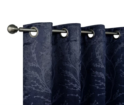 Kate Aurora 2 Pack Arbor Room Darkening Floral Grommet Top Window Curtain Panels 7 Kate Aurora 2 Pack Arbor Room Darkening Floral Grommet Top Window Curtain Panels - Image 7