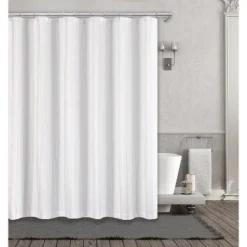 Kate Aurora Nautical Hampton Stripe Cotton Fabric Shower Curtain - 70 In. W X 72 In. L -Sweet Home Store GUEST 13e30c9b f229 4f2f aad2 7e9f7f75b725 1