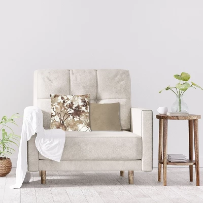 Kate Aurora Adelaide Floral Satin 18" X 18" Filled Accent Throw Pillow 2 Kate Aurora Adelaide Floral Satin 18" X 18" Filled Accent Throw Pillow - Image 2