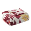 Kate Aurora Oversized Autumn Leaves Ultra Soft & Plush Throw Blanket Cover - 50 In. X 70 In.