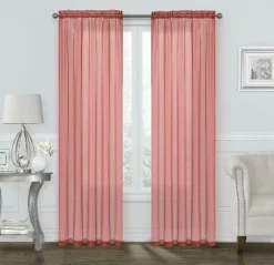 Kate Aurora Basic 2 Pack Sheer Voile Home Window Curtains -Sweet Home Store GUEST 1d032ad9 7c56 4741 9e53 833f3ceda2d8