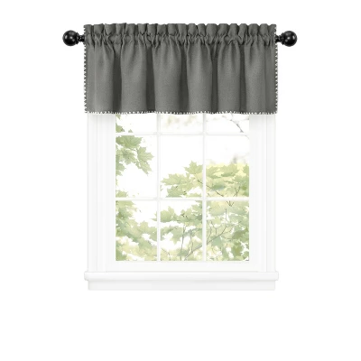 Kate Aurora Coastal Hamptons Living Complete 3 Piece Textured Kitchen Curtain Tier & Valance Set 3 Kate Aurora Coastal Hamptons Living Complete 3 Piece Textured Kitchen Curtain Tier & Valance Set - Image 3