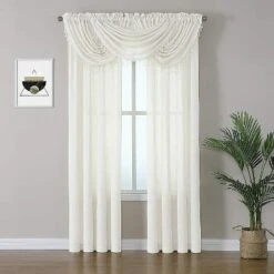 Kate Aurora Living 5 Piece Rod Pocket Sheer Window Curtains & Valances Set 12 Kate Aurora Living 5 Piece Rod Pocket Sheer Window Curtains & Valances Set -Sweet Home Store GUEST 1eb295d9 4acf 406f af98 db4f3942e70c