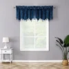 Kate Aurora Royal Living 2 Pack Beaded Tassel Trimmed Rod Pocket Velvet Window Valances