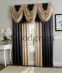 Kate Aurora Lux Living Complete 9 Piece Semi Sheer Rod Pocket Window Curtain & Valance Set 22 Kate Aurora Lux Living Complete 9 Piece Semi Sheer Rod Pocket Window Curtain & Valance Set -Sweet Home Store GUEST 23f2c2b9 5145 42ed a9b4 06d277626b4a