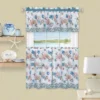 Kate Aurora Coastal Living Nantucket Seashells Complete Kitchen Curtain Tier & Valance Set