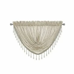 Kate Aurora Elegant Crystal Beaded Chevron Design Window Curtain Valances -Sweet Home Store GUEST 2ae1ce2c 0833 4bca a3f6 5c0f57f2cf0e