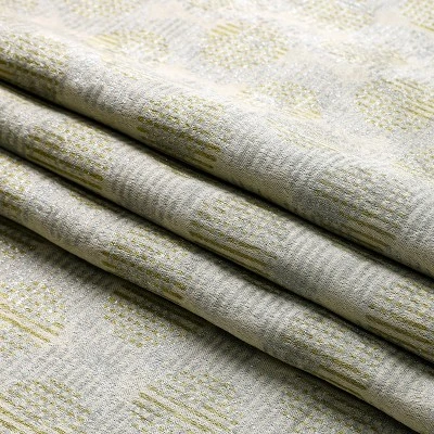 Kate Aurora 2 Piece Contemporary Chic Metallic Abstract Circles Light Filtering Grommet Top Curtains 6 Kate Aurora 2 Piece Contemporary Chic Metallic Abstract Circles Light Filtering Grommet Top Curtains - Image 6