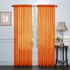 Kate Aurora 2 Piece Halloween Themed Rod Pocket Sheer Voile Window Curtain Panels -Sweet Home Store GUEST 34d9b285 5d11 43c9 ae07 fe97b8092c45