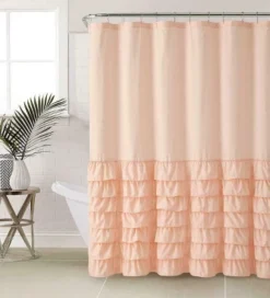 Kate Aurora Melanie Shabby Chic Gypsy Semi Ruffled Fabric Shower Curtains -Sweet Home Store GUEST 35b205b1 fe93 4c48 bfc1 3fb337c2c994