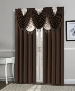 Kate Aurora Lux Living Complete 9 Piece Semi Sheer Rod Pocket Window Curtain & Valance Set 26 Kate Aurora Lux Living Complete 9 Piece Semi Sheer Rod Pocket Window Curtain & Valance Set -Sweet Home Store GUEST 362adb98 365a 4d51 9559 74616a27867b