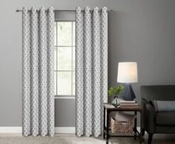 Kate Aurora 2 Piece Contemporary Chic Metallic Abstract Circles Light Filtering Grommet Top Curtains 20 Kate Aurora 2 Piece Contemporary Chic Metallic Abstract Circles Light Filtering Grommet Top Curtains -Sweet Home Store GUEST 372b1a96 d0e1 4043 b9c8 f861a8cff9d2