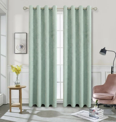 Kate Aurora Hotel Chic 2 Piece Room Darkening Grommet Top Window Curtain Panels 11 Kate Aurora Hotel Chic 2 Piece Room Darkening Grommet Top Window Curtain Panels - Image 11