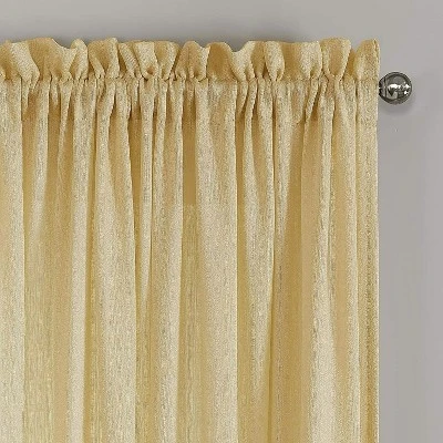 Kate Aurora Living 5 Piece Rod Pocket Sheer Window Curtains & Valances Set 2 Kate Aurora Living 5 Piece Rod Pocket Sheer Window Curtains & Valances Set - Image 2