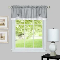 Kate Aurora Country Farmhouse Flax Linen Tie Up Window Valance -Sweet Home Store GUEST 3c342026 817d 42fb ab30 edb0e9b69b39