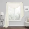 Kate Aurora Elegant Sheer Voile Window Scarf Valance