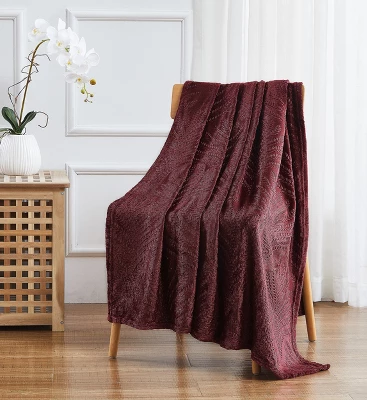 Kate Aurora Floral Ferns Shabby Chic Styled Oversized Ultra Soft & Plush Accent Throw Blanket 7 Kate Aurora Floral Ferns Shabby Chic Styled Oversized Ultra Soft & Plush Accent Throw Blanket - Image 7