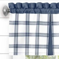 Kate Aurora Windowpane Plaid Country Farmhouse Kitchen Curtain Tier & Valance 8 Kate Aurora Windowpane Plaid Country Farmhouse Kitchen Curtain Tier & Valance -Sweet Home Store GUEST 4158380d 7f77 471b 98e2 432c2e59d53a