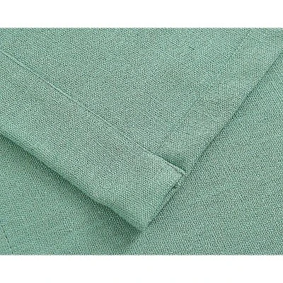 Kate Aurora Teen Decor Poly Cotton Coastal Aqua Colored Grommet Top Window Valance 2 Kate Aurora Teen Decor Poly Cotton Coastal Aqua Colored Grommet Top Window Valance - Image 2
