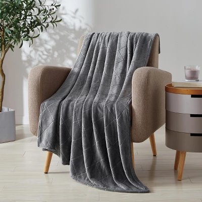 Kate Aurora Ultra Plush Contemporary Geometric Hypoellergenic Accent Throw Blanket - 50 In. W X 60 In. L 6 Kate Aurora Ultra Plush Contemporary Geometric Hypoellergenic Accent Throw Blanket - 50 In. W X 60 In. L - Image 6