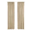 Kate Aurora Lux Living 2 Pack Chenille Rod Pocket Window Curtain Panels