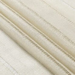 Kate Aurora 2 Piece Metallic Shimmer Chic Striped Flax Styled Sheer Grommet Top Curtains 11 Kate Aurora 2 Piece Metallic Shimmer Chic Striped Flax Styled Sheer Grommet Top Curtains -Sweet Home Store GUEST 49b8a858 5d98 49f1 932c 02905e270049