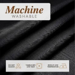 Kate Aurora Home Living 2 Piece Lightweight Basic Sheer Grommet Top Curtain Panels