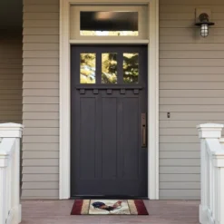 Kate Aurora Montauk Accents Country Barn Farmhouse Rooster Welcome Outdoor Rubber Entrance Mat 18x30 - Morning Call -Sweet Home Store GUEST 4ea3d6db bda4 464d 85f2 a63827ac7a01