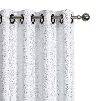 Kate Aurora 2 Pack Glam Metallic Sparkle Thermal Light Filtering Grommet Top Curtains 9 Kate Aurora 2 Pack Glam Metallic Sparkle Thermal Light Filtering Grommet Top Curtains - Image 9