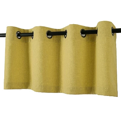 Kate Aurora Teen Decor Poly Cotton Pastel Yellow Colored Grommet Top Window Valance 1 Kate Aurora Teen Decor Poly Cotton Pastel Yellow Colored Grommet Top Window Valance