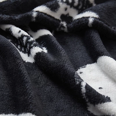 Kate Aurora Oversized Halloween Spooky Skeleton Skulls Plush Fleece Throw Accent Blanket - 50 In. W X 70 In. L 3 Kate Aurora Oversized Halloween Spooky Skeleton Skulls Plush Fleece Throw Accent Blanket - 50 In. W X 70 In. L - Image 3