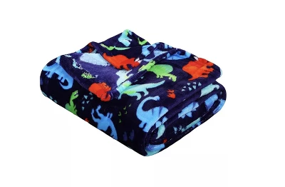 Kate Aurora Ultra Soft & Plush Oversized Dinosaurs Hypoallergenic Throw Fleece Blanket - 50 In, W X 60 In. L 1 Kate Aurora Ultra Soft & Plush Oversized Dinosaurs Hypoallergenic Throw Fleece Blanket - 50 In, W X 60 In. L
