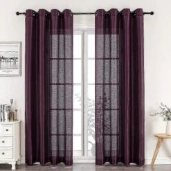 Kate Aurora Home Living 2 Piece Lightweight Basic Sheer Grommet Top Curtain Panels 35 Kate Aurora Home Living 2 Piece Lightweight Basic Sheer Grommet Top Curtain Panels -Sweet Home Store GUEST 58be8142 f8f2 44da a706 90492ac9a75a