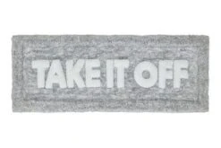 Kate Aurora Dorm Basics "Take It Off" Gray Typography Soft Tufted Oversized Bath Rug Runner - 2'x5' 6 Kate Aurora Dorm Basics "Take It Off" Gray Typography Soft Tufted Oversized Bath Rug Runner - 2'x5' -Sweet Home Store GUEST 59d35623 7cd6 4abb 876d 0e3c4c20e236