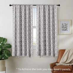 Kate Aurora Gray & White Lattice Clover Ultra Luxurious Single Tie Up Window Curtain Shade - 42 In. W X 63 In. L 7 Kate Aurora Gray & White Lattice Clover Ultra Luxurious Single Tie Up Window Curtain Shade - 42 In. W X 63 In. L -Sweet Home Store GUEST 6683a299 eb2e 4aaf 81d6 5c549142f60e