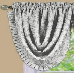 Kate Aurora Custom Rod Pocket Austrian Damask Window Valance With Pleated Trim -Sweet Home Store GUEST 67f0d8fa d17c 4cdb a7e5 498331f9888c 1