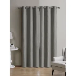 Kate Aurora Modern Living 2 Pack Textured Woven Light Filtering Grommet Top Window Curtain Panels -Sweet Home Store GUEST 6bad51b2 1892 4098 ba37 b01ada9f36db