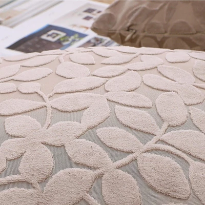 Kate Aurora Red Hook Cut Leaf Embossed Chenille Ultra Plush & Fluffy 18"x 18" Filled Accent Throw Pillow With Removable Zipper Shell/Cover 14 Kate Aurora Red Hook Cut Leaf Embossed Chenille Ultra Plush & Fluffy 18"x 18" Filled Accent Throw Pillow With Removable Zipper Shell/Cover - Image 14