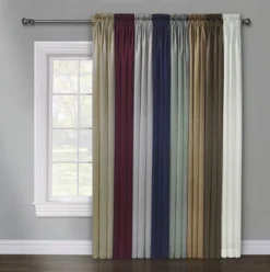 Kate Aurora Basic Faux Silk Rod Pocket Shimmery Sheer Single Window Curtain Panel -Sweet Home Store GUEST 73c0a19e 0758 4e7e 9e24 01a406b7f2f5