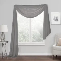 Kate Aurora Elegant Sheer Voile Window Scarf Valance -Sweet Home Store GUEST 77d60e1b c582 46fb bfa3 4fe67951a8dc