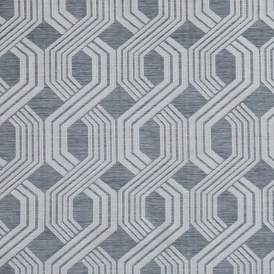 Kate Aurora Contemporary Living 2 Pack Semi Sheer Geometric Grommet Top Curtain Panels 2 Kate Aurora Contemporary Living 2 Pack Semi Sheer Geometric Grommet Top Curtain Panels - Image 2