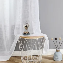 Kate Aurora 2 Pack Lux Thread Premium Woven Grommet Top Sheer Curtain Panels 15 Kate Aurora 2 Pack Lux Thread Premium Woven Grommet Top Sheer Curtain Panels -Sweet Home Store GUEST 7cac5c52 c311 49fb bb41 4eddc305642c