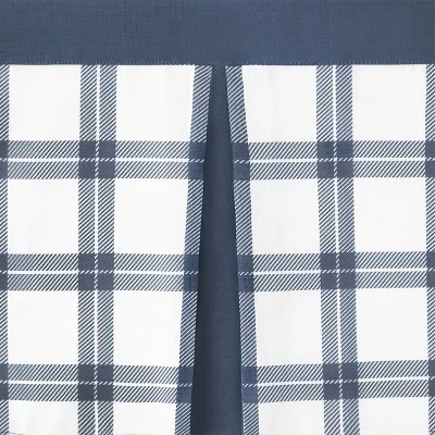 Kate Aurora Windowpane Plaid Country Farmhouse Kitchen Curtain Tier & Valance 2 Kate Aurora Windowpane Plaid Country Farmhouse Kitchen Curtain Tier & Valance - Image 2
