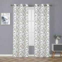 Kate Aurora 2 Pack Shabby Chic Grommet Top Floral Cherry Blossom Curtain Panels -Sweet Home Store GUEST 82e295dd 4d17 4cd3 ae39 f84f0f828c89